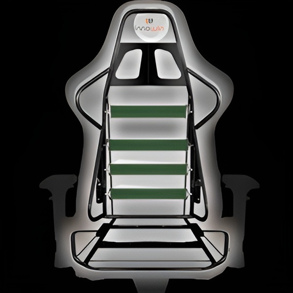 gaming chair pu leatherette with led light and inbuilt speaker adjustable armrest, swivel chair with footrest gaming chair pu leatherette with led light and inbuilt speaker adjustable armrest, swivel chair with footrest