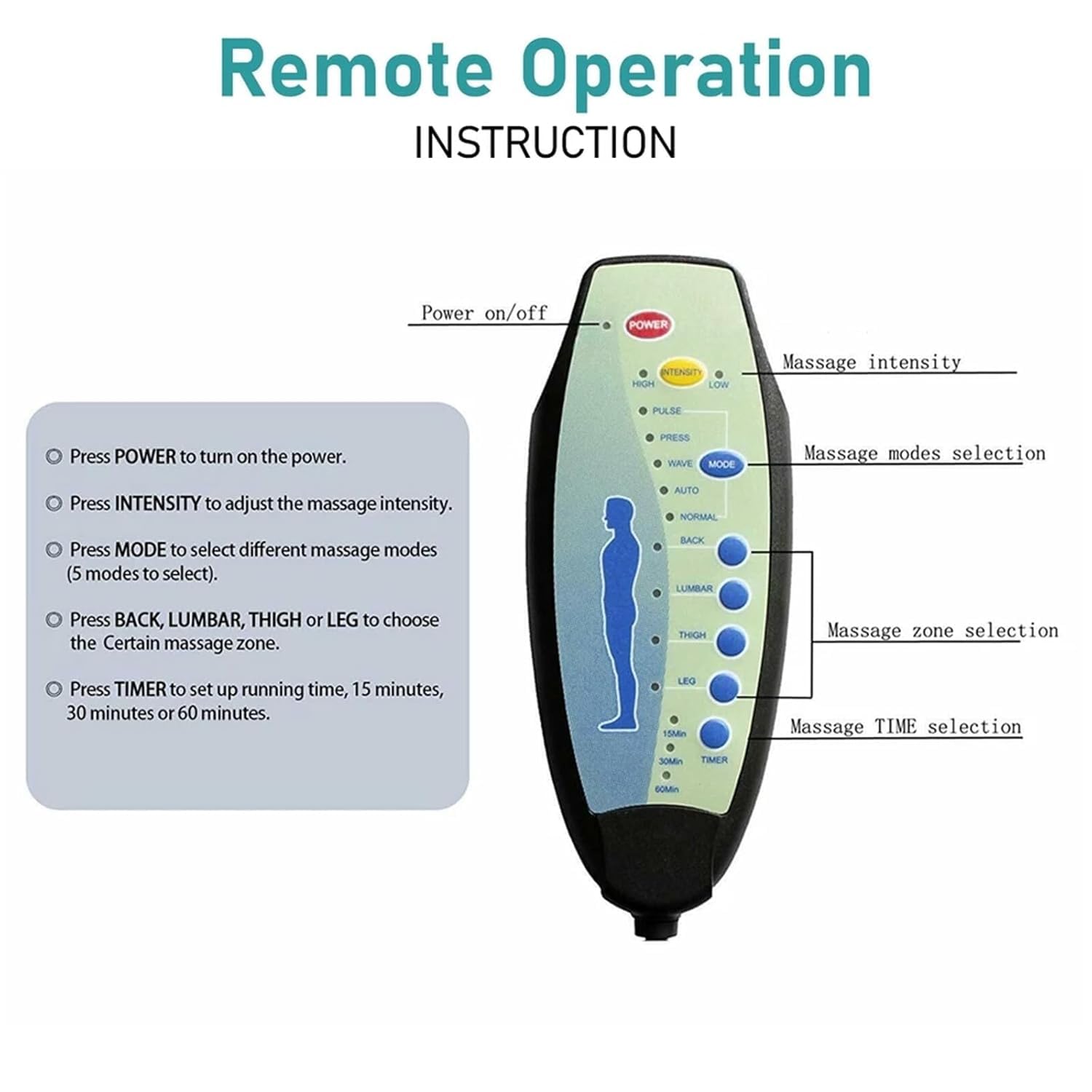 8 point pu leatherette massage office chair with footrest adjustable remote control 8 point pu leatherette massage office chair with footrest adjustable remote control
