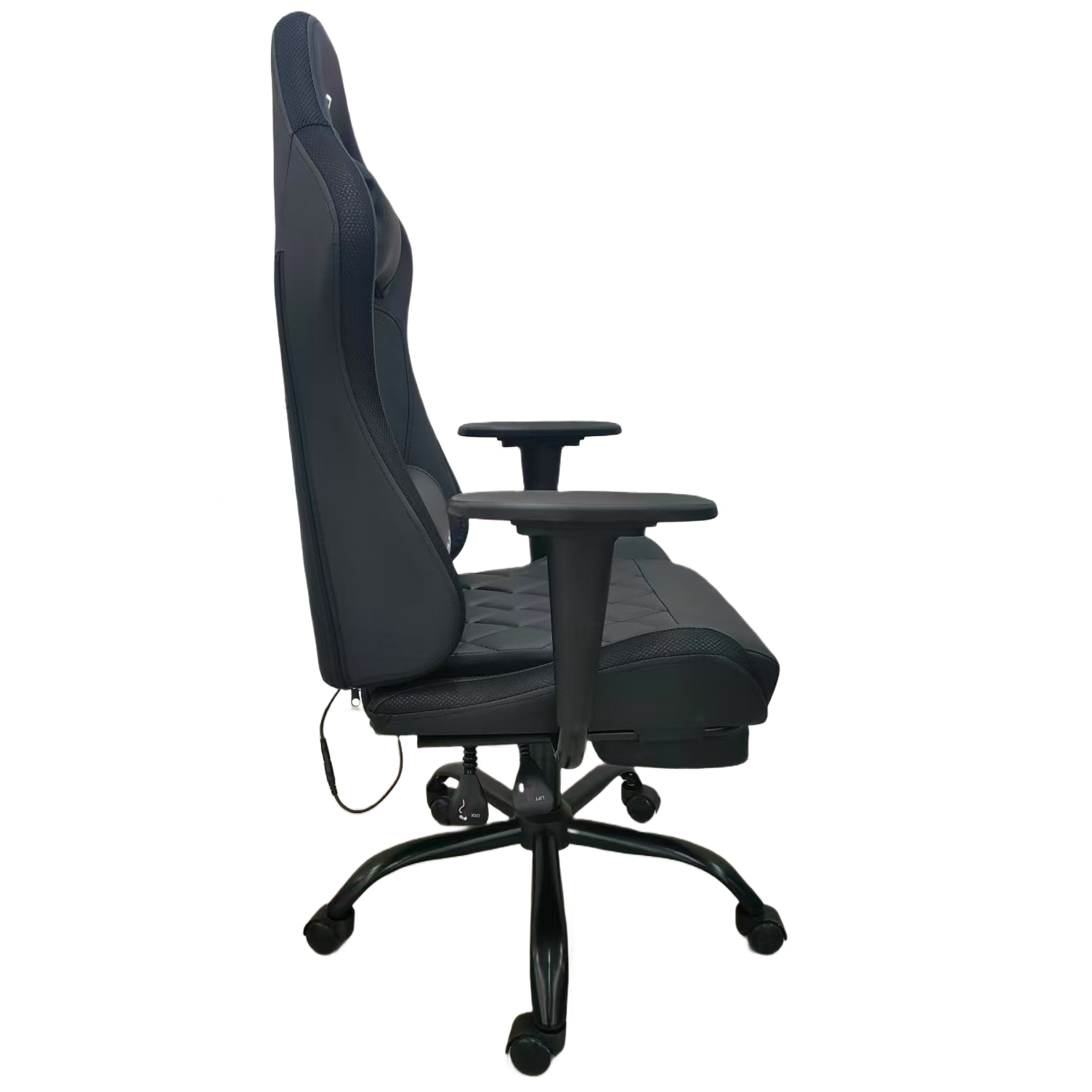 gaming chair with diamond stitched premium pu leatherette upholstery & footrest gaming chair with diamond stitched premium pu leatherette upholstery & footrest