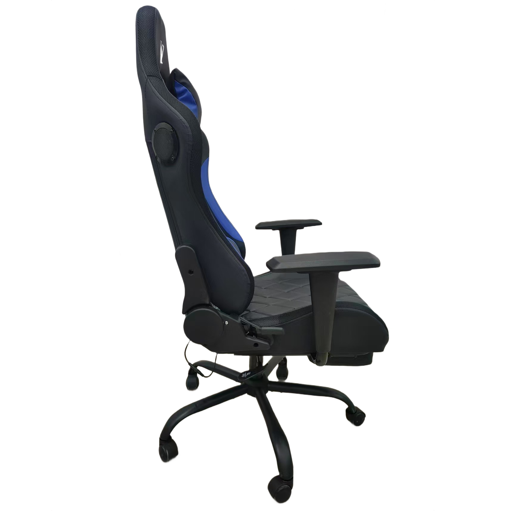 gaming chair pu leatherette with led light and inbuilt speaker adjustable armrest, swivel chair with footrest gaming chair pu leatherette with led light and inbuilt speaker adjustable armrest, swivel chair with footrest