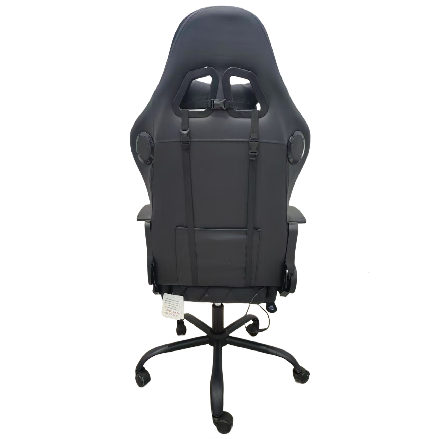 gaming chair pu leatherette with led light and inbuilt speaker adjustable armrest, swivel chair with footrest gaming chair pu leatherette with led light and inbuilt speaker adjustable armrest, swivel chair with footrest