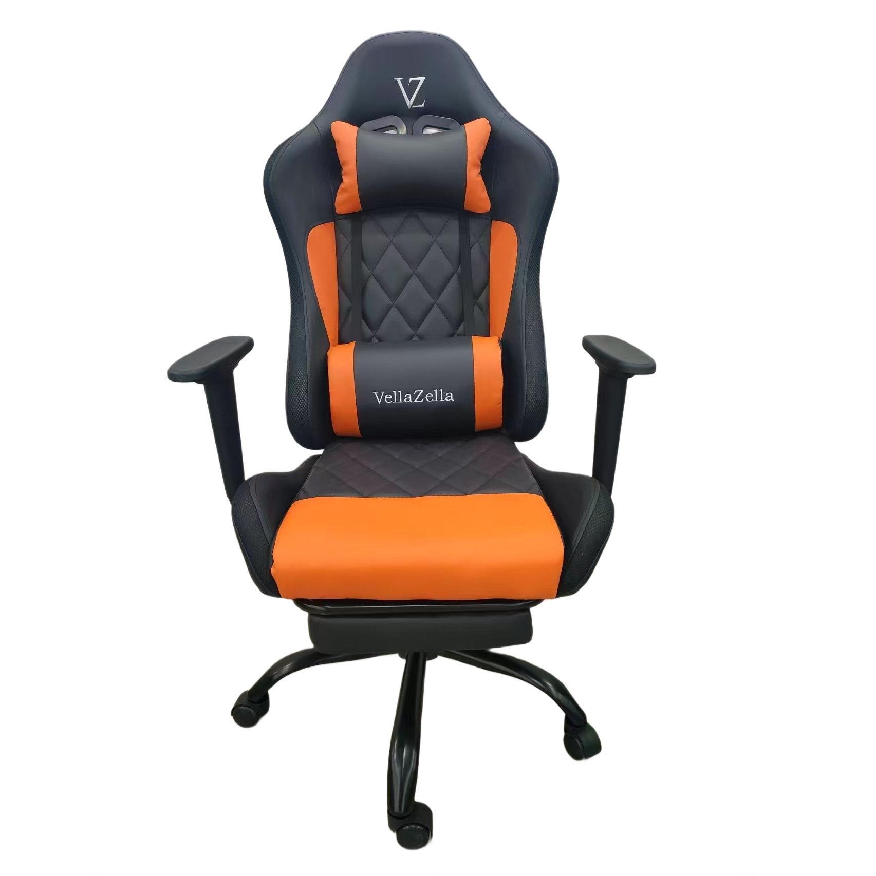 gaming chair with diamond stitched premium pu leatherette upholstery & footrest gaming chair with diamond stitched premium pu leatherette upholstery & footrest