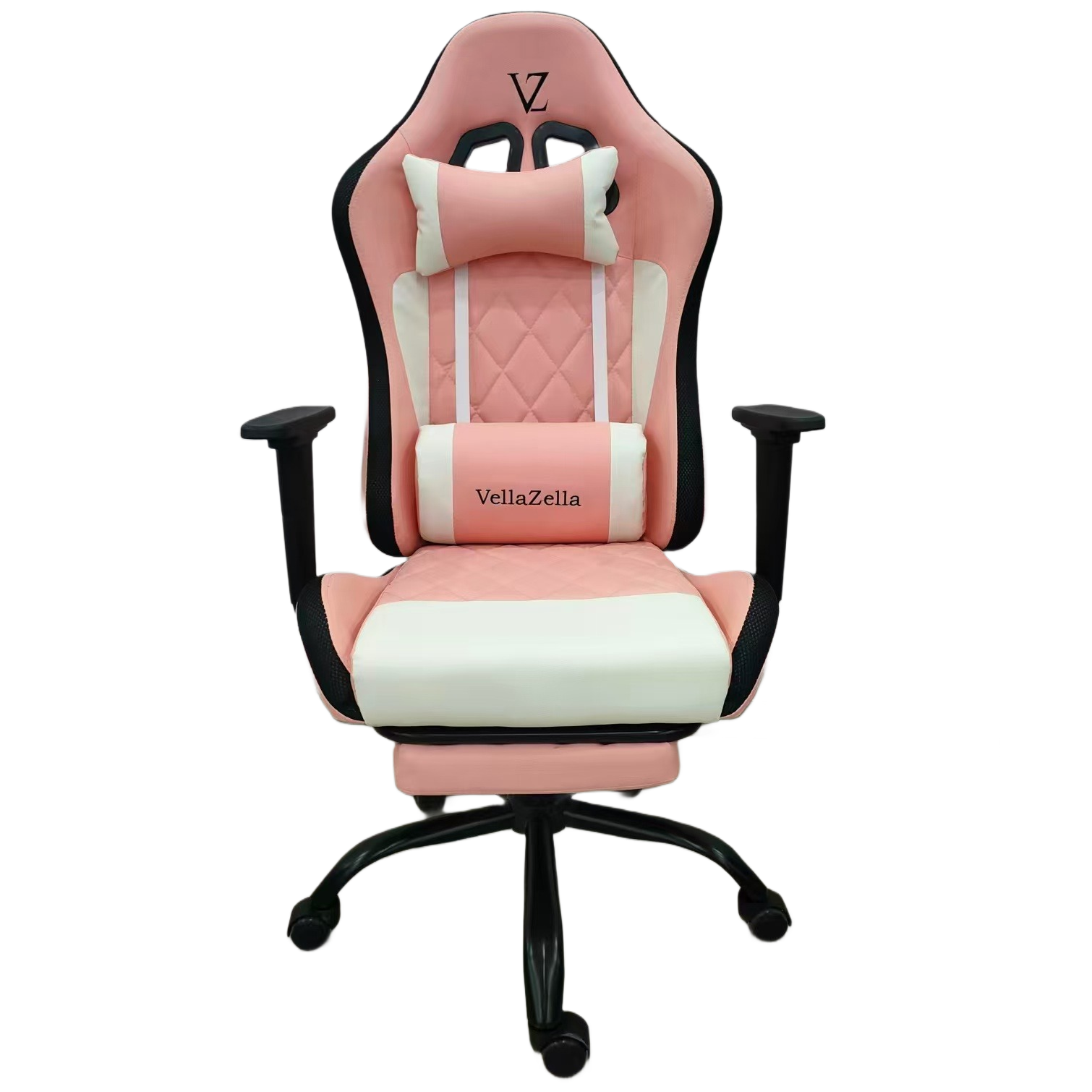 gaming chair with diamond stitched premium pu leatherette upholstery & footrest gaming chair with diamond stitched premium pu leatherette upholstery & footrest