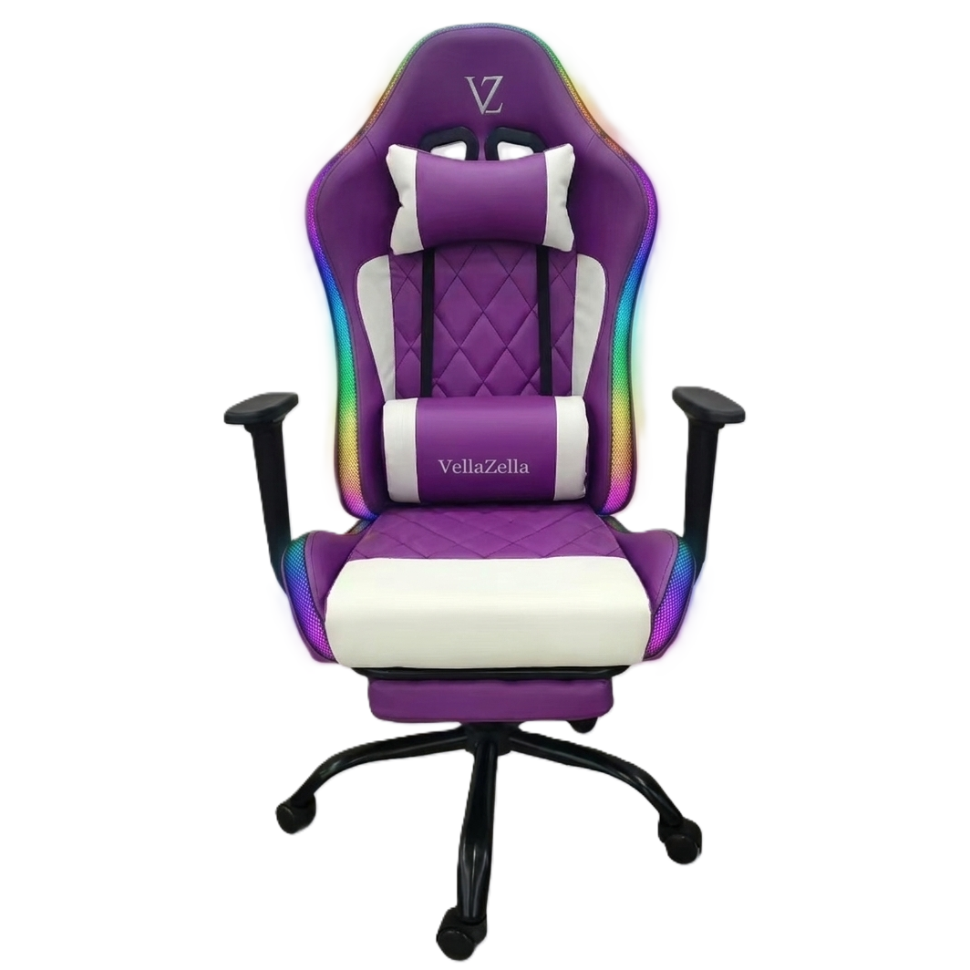 gaming chair with diamond stitched premium pu leatherette upholstery & footrest gaming chair with diamond stitched premium pu leatherette upholstery & footrest