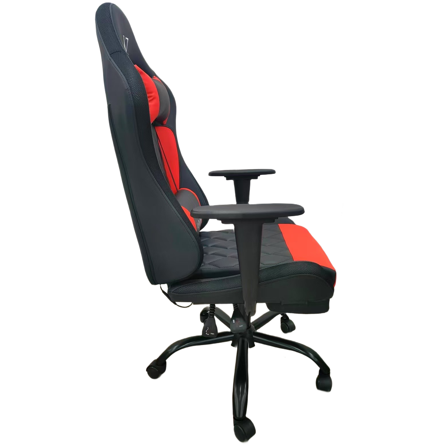 gaming chair with diamond stitched premium pu leatherette upholstery & footrest gaming chair with diamond stitched premium pu leatherette upholstery & footrest