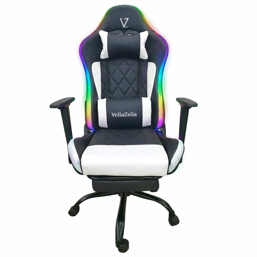 gaming chair with diamond stitched premium pu leatherette upholstery & footrest gaming chair with diamond stitched premium pu leatherette upholstery & footrest